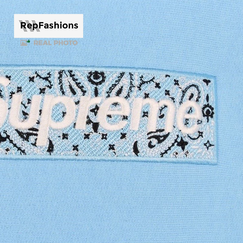 Replica Supreme Bandana Box Logo Hoodie Buy Online With High Quality