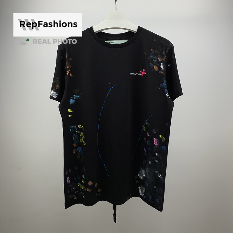 Replica Off White Empty Gallery Paint T Shirt Buy Online With High Quality