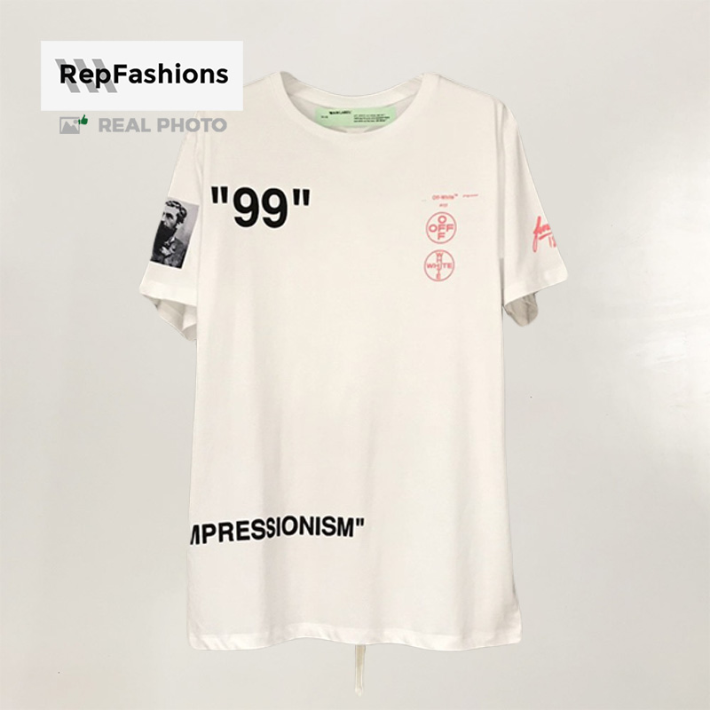 Replica Off White Impressionism Manet Photo T Shirt Buy Online With ...