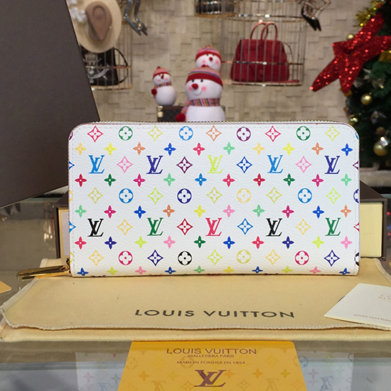 Louis Vuitton M60241 Zippy Wallet Monogram Multicolore Canvas