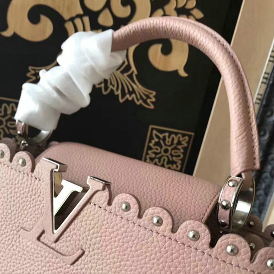 Louis Vuitton M42724 Capucines PM Tote Bag Taurillon Leather