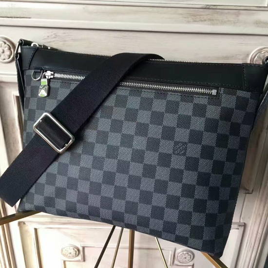 Louis Vuitton N40003 Mick PM Messenger Bag Damier Graphite Canvas