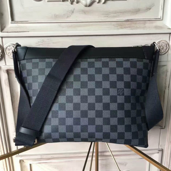 Replica Louis Vuitton N40003 Mick PM Messenger Bag Damier Graphite Canvas  For Sale