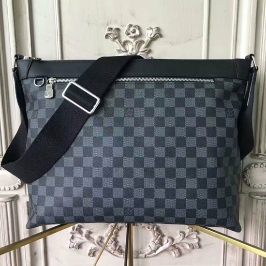 Louis Vuitton N40004 Mick MM Messenger Bag Damier Graphite Canvas
