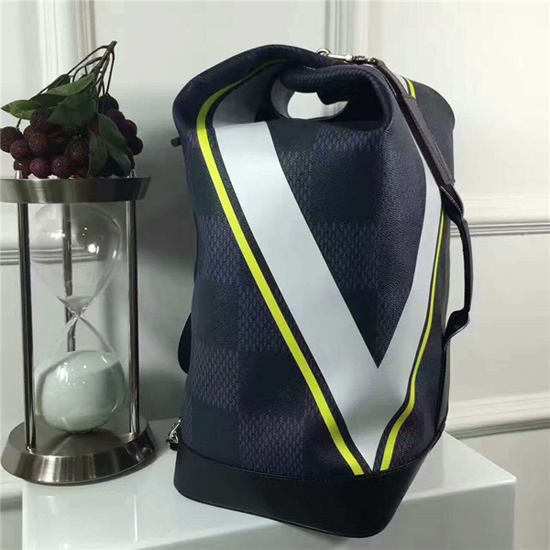 Louis Vuitton N44012 Sac Marin Backpack Damier Cobalt Canvas
