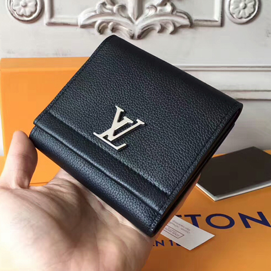 Louis Vuitton Lockme II Compact Wallet M64309 Taurillon Leather