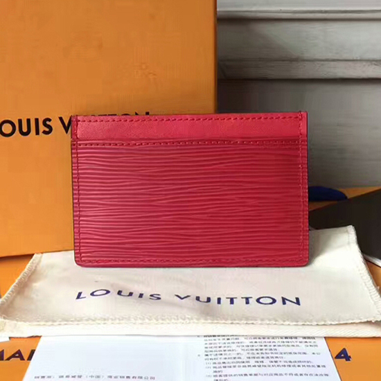 Imitation Porte-cartes Louis Vuitton x Supreme Porte Carte Simple M67712  Epi Cuir faux sac pas cher Chine ,réplique Sac