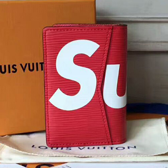 Louis Vuitton x Supreme Pocket Organiser M67714 Epi Leather