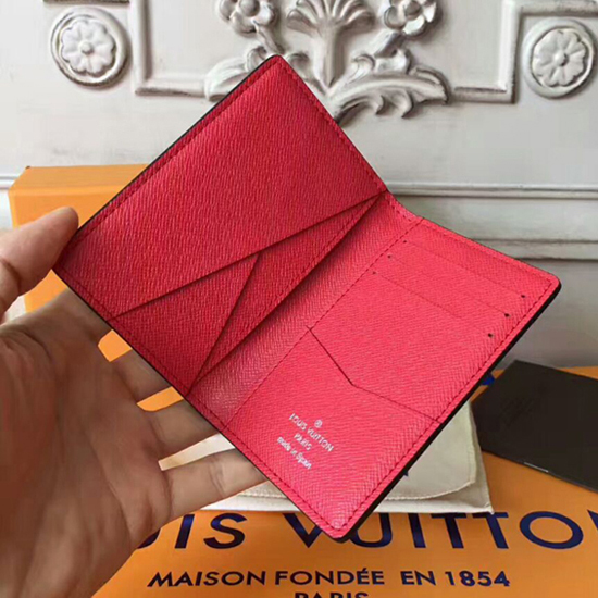 Louis Vuitton x Supreme Pocket Organizer Epi Red ルイ・ヴィトン シュプリーム コラボ ロゴ  二つ折りカードケース レッド エピ 