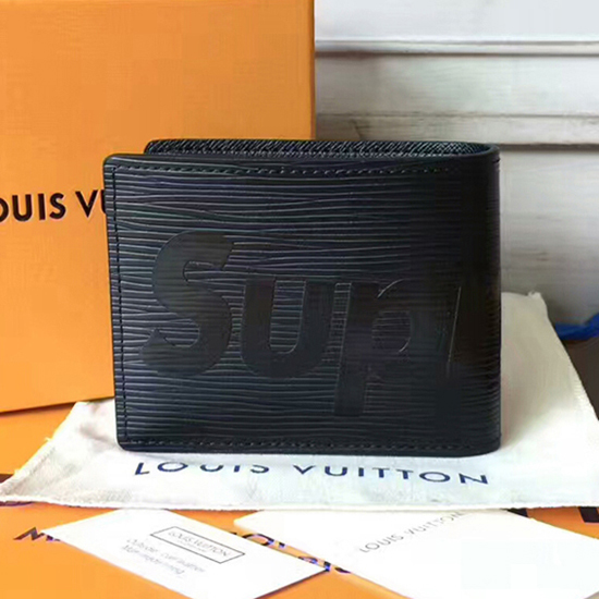 Louis Vuitton, Bags, Louis Vuitton X Supreme Style Slender Wallet