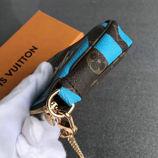 Replica Louis Vuitton Mini Pochette Bag Monogram Canvas M58009 BLV420 for  Sale