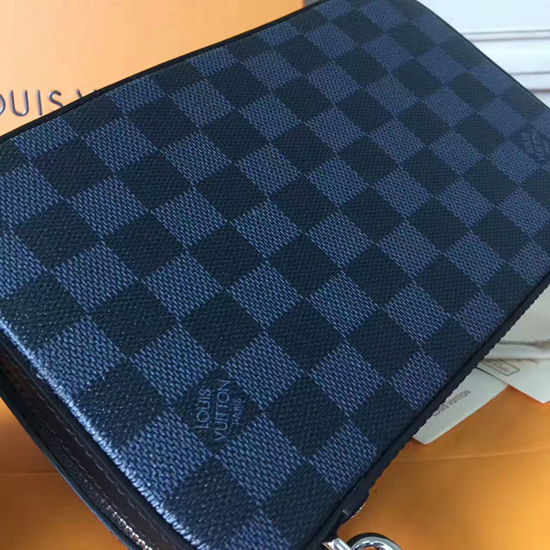 Louis Vuitton Dandy Wallet N64020 Damier Cobalt Canvas