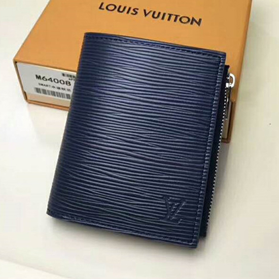 Replica Louis Vuitton Double V Wallet M64319 Taurillon Leather For
