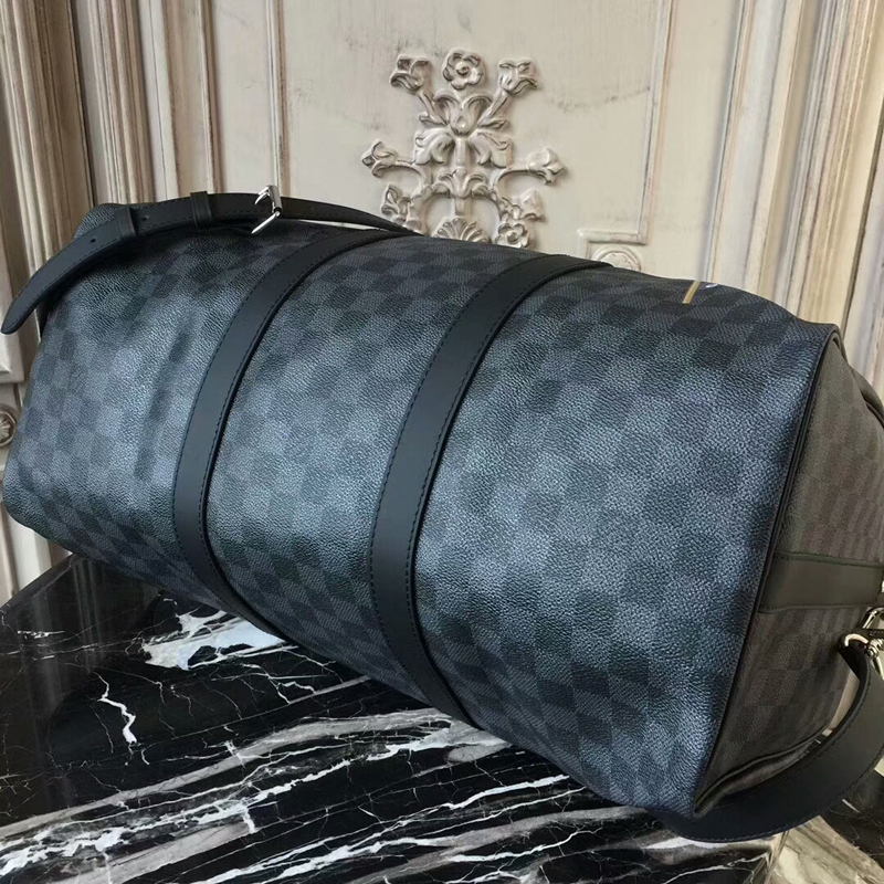 Replica Louis Vuitton Keepall Bandouli??re 45 Damier Azur N48223 for Sale