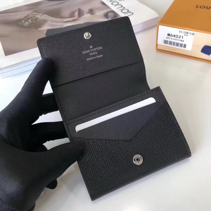Louis Vuitton Enveloppe Carte de Visite M64021 Taiga Leather