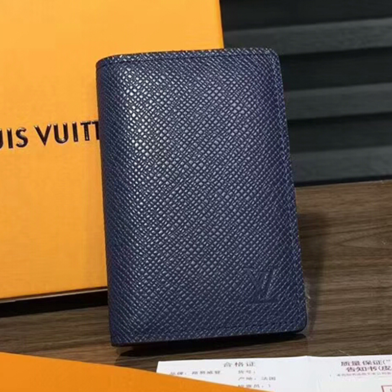 Louis Vuitton Pocket Organizer M30157 Taiga Leather