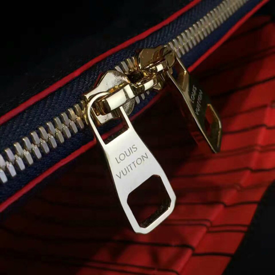 Louis Vuitton M42746 Montaigne MM Tote Bag Monogram Empreinte Leather