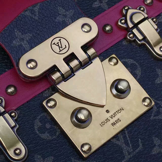 Louis Vuitton M40274 Petite Malle Crossbody Bag Monogram Canvas