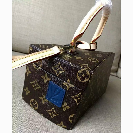 Louis Vuitton M40275 Twisted Box By Rei Frank Gehry Tote Bag Monogram Canvas