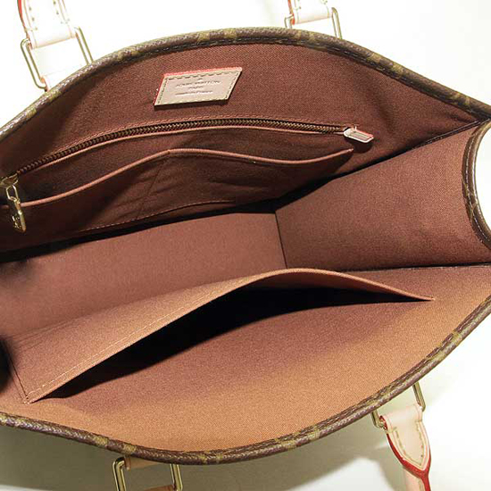 Louis Vuitton M40806 Sac Plat PM Tote Bag Monogram Canvas