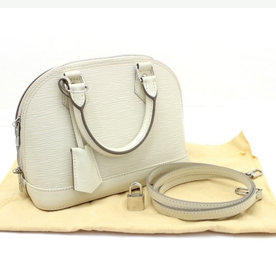 Louis Vuitton M4085J Alma BB Tote Bag Epi Leather
