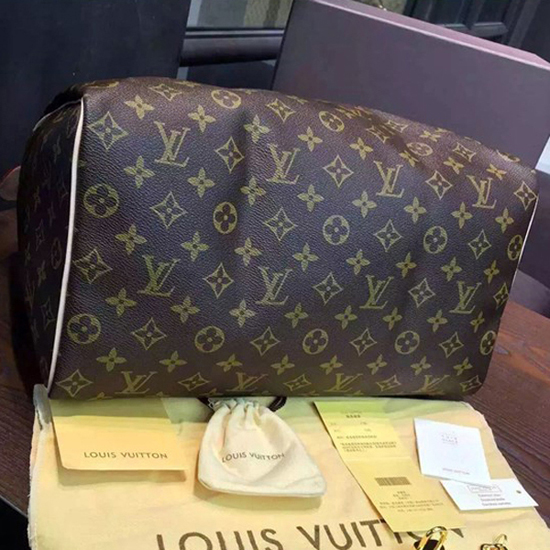 Louis Vuitton M41107 Speedy 35 Tote Bag Monogram Canvas