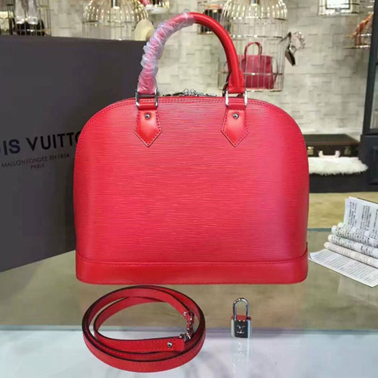 Louis Vuitton M41154 Alma PM Tote Bag Epi Leather
