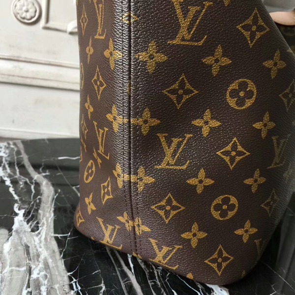 Louis Vuitton M41178 Neverfull MM Shoulder Bag Monogram Canvas