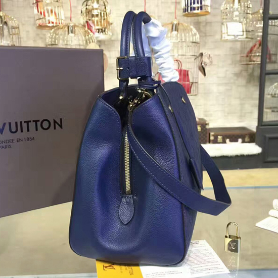 Replica Louis Vuitton M41196 Montaigne MM Tote Bag Monogram Empreinte  Leather For Sale