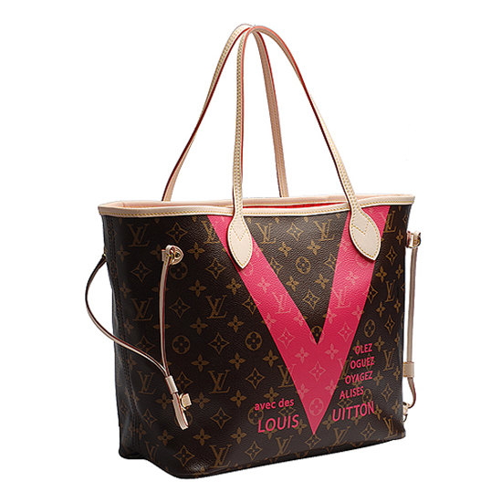 Louis Vuitton M41602 Neverfull MM Shoulder Bag Monogram Canvas