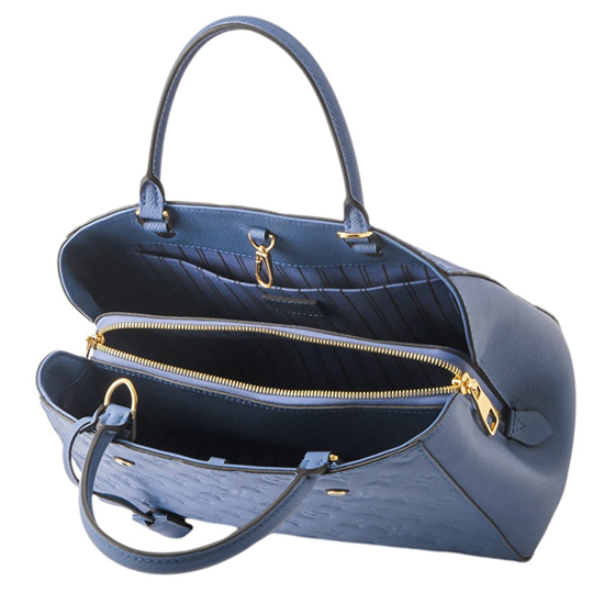 Louis Vuitton M41757 Montaigne MM Tote Bag Monogram Empreinte Leather