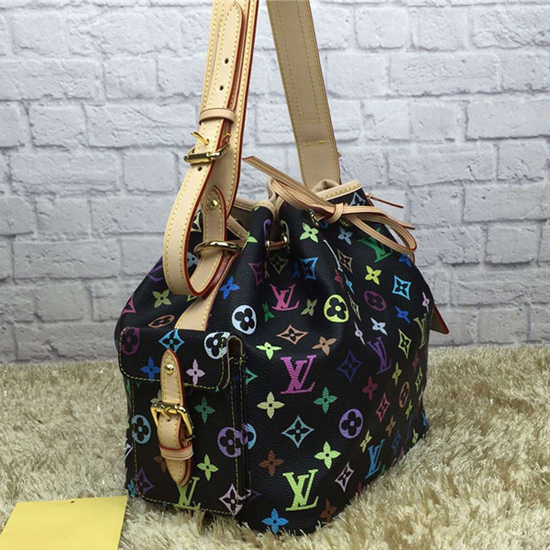 Louis Vuitton M42230 Petit Noe Shoulder Bag Monogram Multicolore Canvas