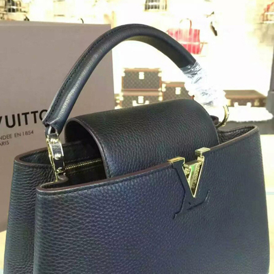 Louis Vuitton M42259 Capucines PM Tote Bag Taurillon Leather