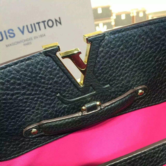 Louis Vuitton M42259 Capucines PM Tote Bag Taurillon Leather