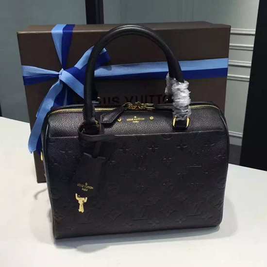 Louis Vuitton M42401 Speedy Bandouliere 25 Tote Bag Monogram Empreinte Leather