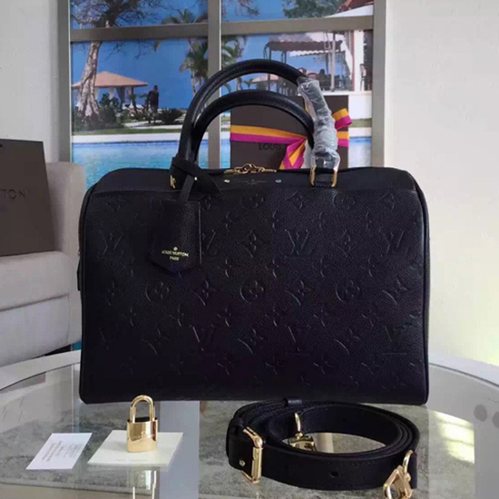 Louis Vuitton M42406 Speedy Bandouliere 30 Tote Bag Monogram Empreinte Leather