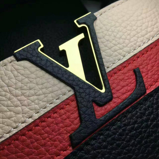 Louis Vuitton M42924 Capucines MM Tote Bag Taurillon Leather