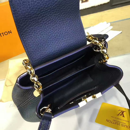 Louis Vuitton M42935 Capucines Mini Chain Shoulder Bag Taurillon Leather