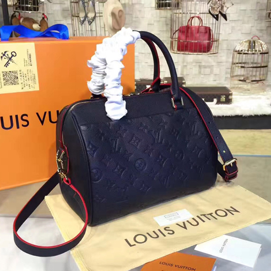 Louis Vuitton M43501 Speedy Bandouliere 25 Tote Bag Monogram Empreinte Leather