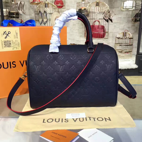 Louis Vuitton M43503 Speedy Bandouliere 30 Tote Bag Monogram Empreinte Leather