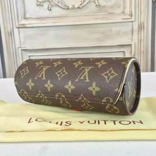 Louis Vuitton M47530 3 Watch Case Monogram Canvas