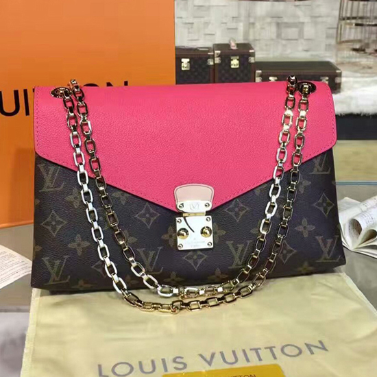 Louis Vuitton M50070 Pallas Chain Shoulder Bag Monogram Canvas