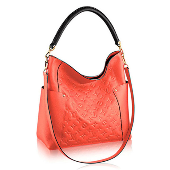 Replica Louis Vuitton M50072 Bagatelle Hobo Bag Monogram Empreinte Leather  For Sale