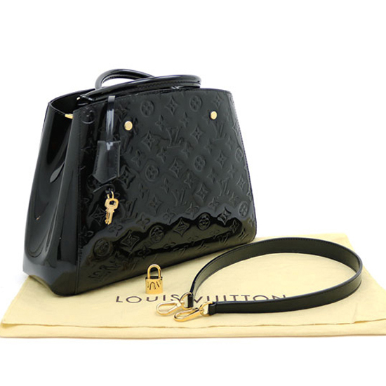 Louis Vuitton M50168 Montaigne MM Tote Bag Monogram Vernis