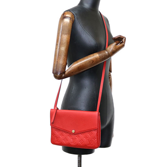 Louis Vuitton M50259 Twice Crossbody Bag Monogram Empreinte Leather