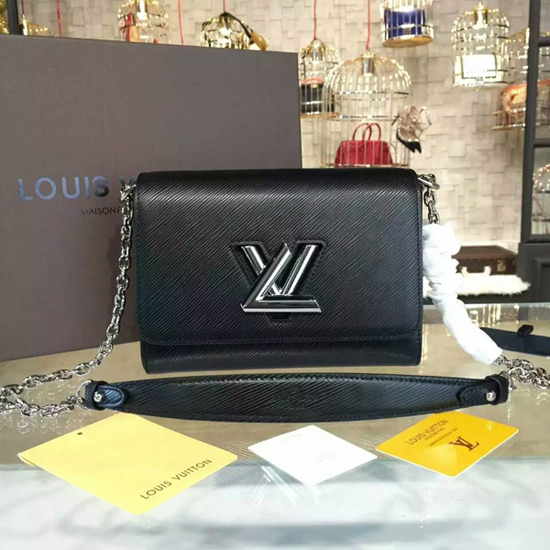 Louis Vuitton M50282 Twist MM Shoulder Bag Epi Leather