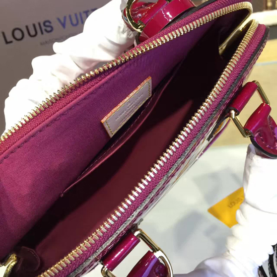 Louis Vuitton M50565 Alma BB Tote Bag Monogram Vernis