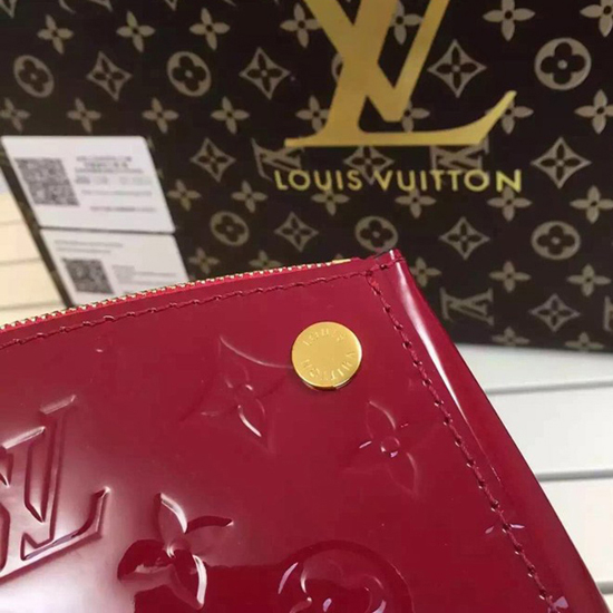 Louis Vuitton M50587 Santa Monica Clutch Crossbody Bag Monogram Vernis
