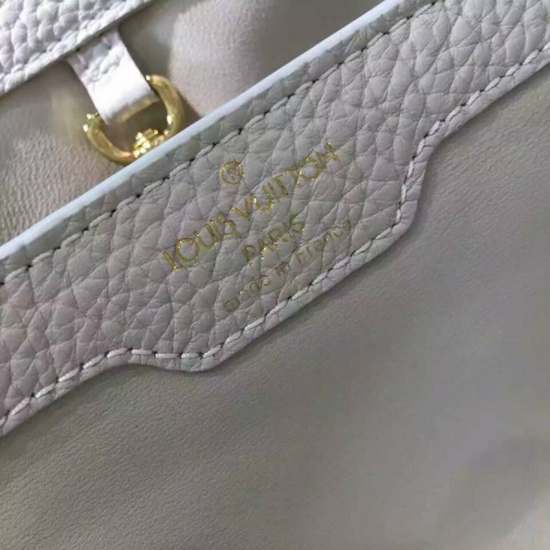 Louis Vuitton M51082 Capucines PM Tote Bag Taurillon Leather