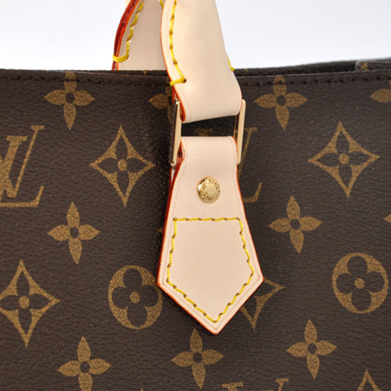 Louis Vuitton M51140 Sac Plat Tote Bag Monogram Canvas